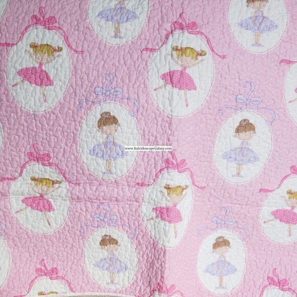 6 Piece Ballerina Ballet Twin Quilt ~ Sham ~ Sheets ~ Throw Pillow ~ NEW - Picture 5 of 7